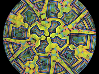 neon kaleidoscope 2020 acrylic on canvas-michael lownie