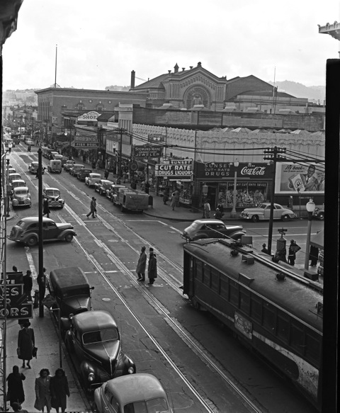 Looking South on Filmore, San Francisco, CA 1947