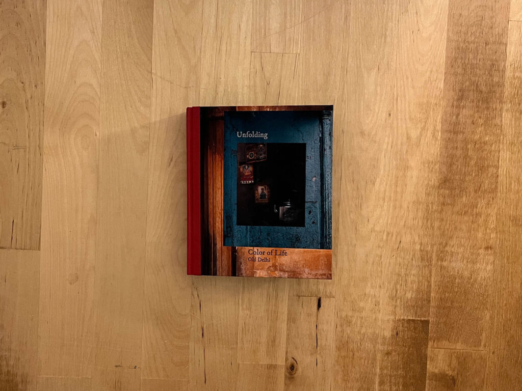 Pages from ‘Unfolding: Color of Life – Old Delhi’ by Laila Nahar